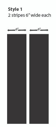 Stripe Width (inches)